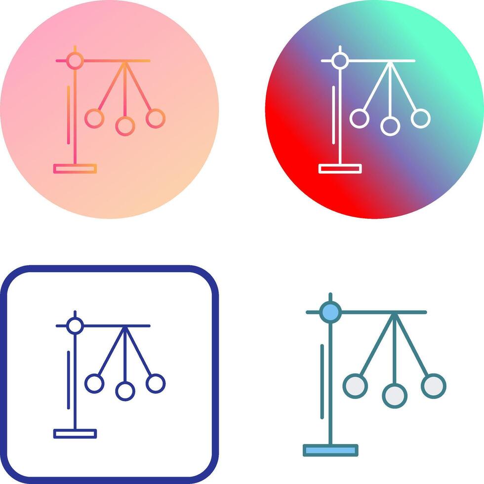 Pendulum Icon Design vector