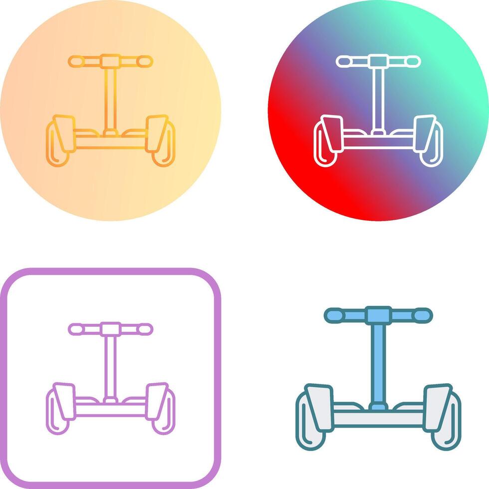 Hoverboard Icon Design vector