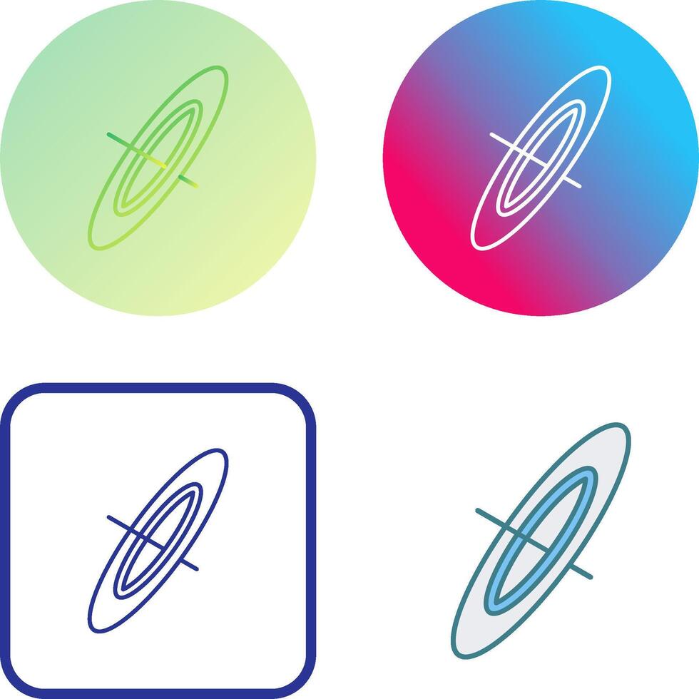 Black Hole Icon Design vector