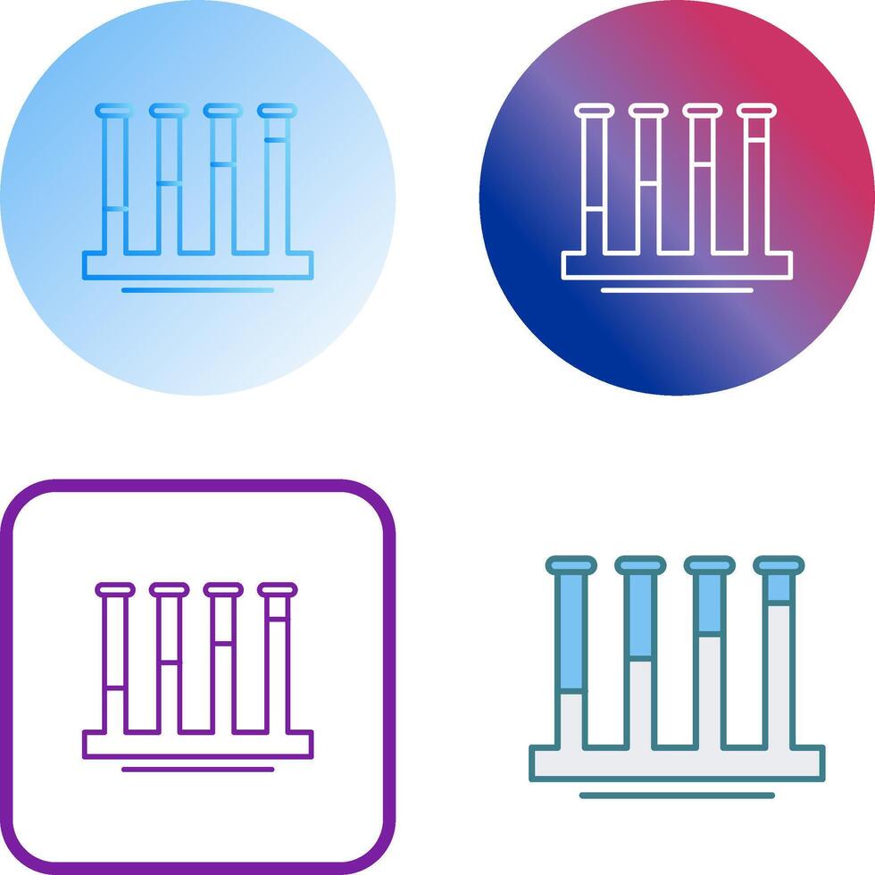 Communicating Vessels Icon Design vector