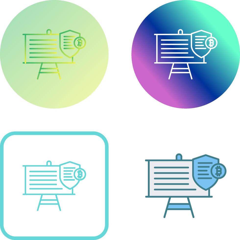Presentation Icon Design vector
