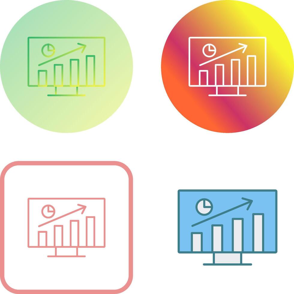 Statistics Icon Design vector