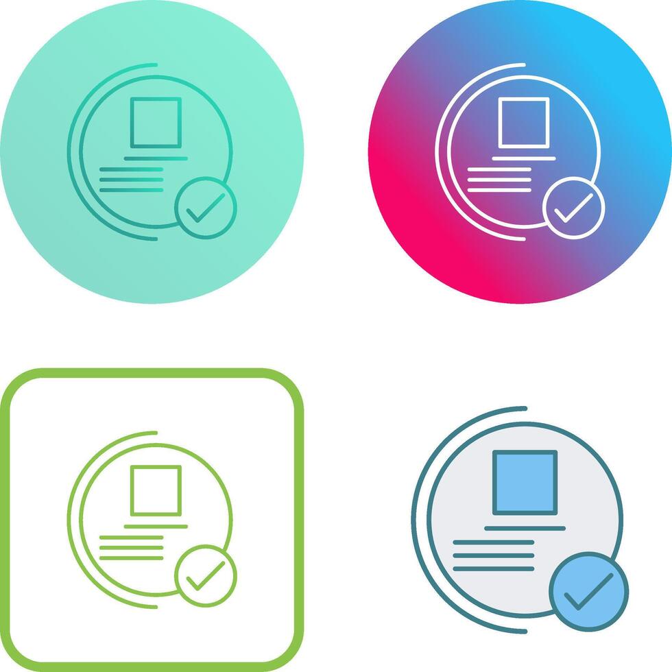 Guarantee Icon Design vector