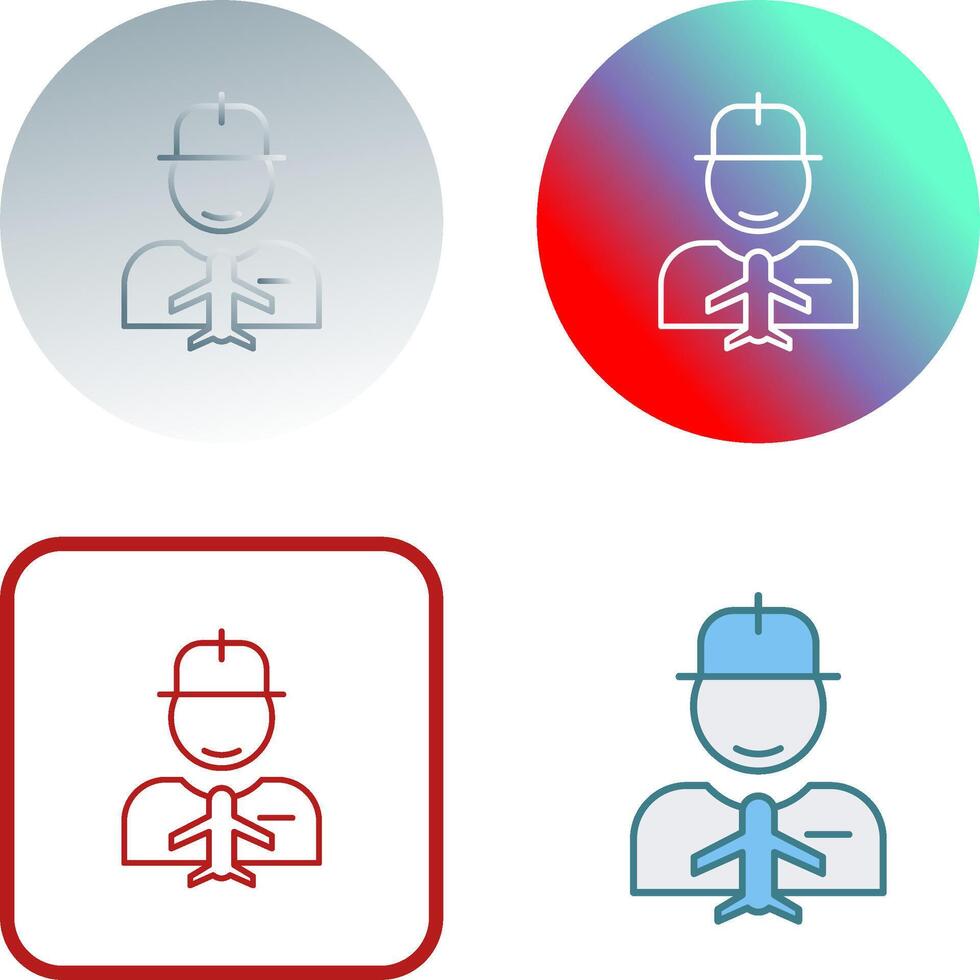 Worker Icon Design vector
