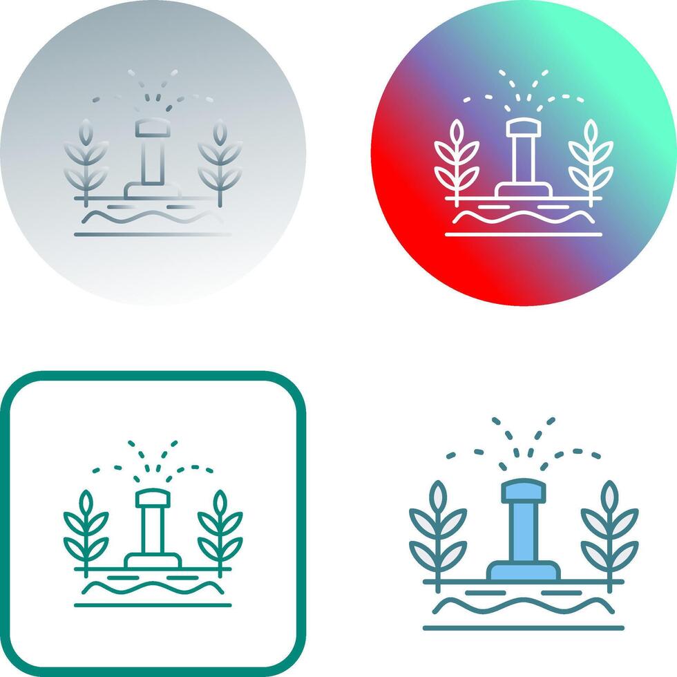 Sprinkler Icon Design vector