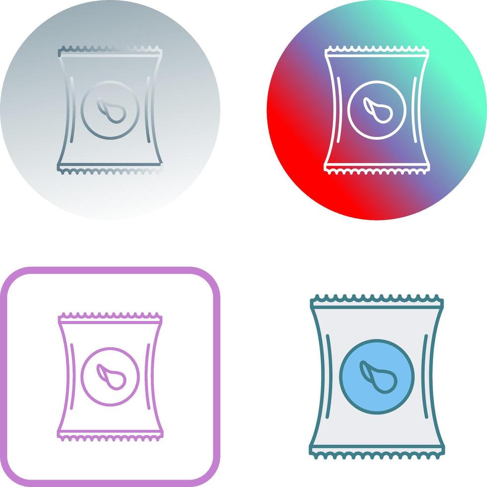Chips Icon Design vector