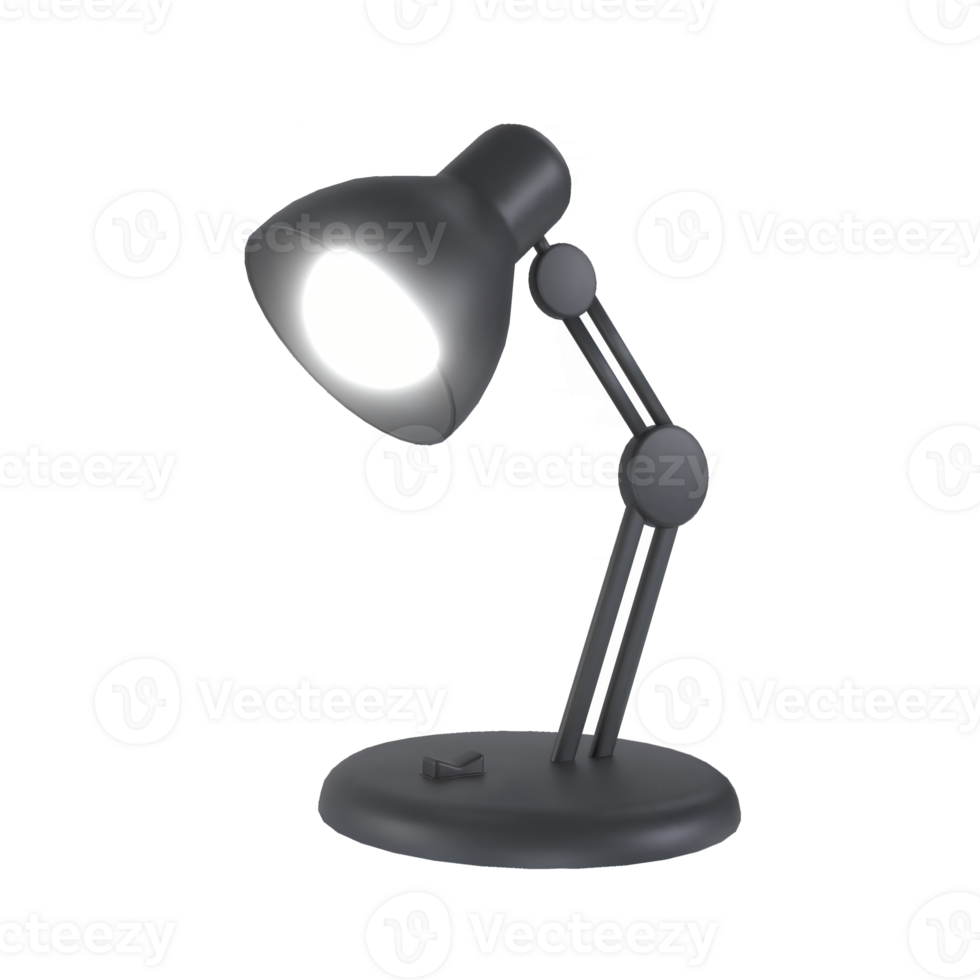 Reading Lamp 3D illustration Icon Smart Home with Transparent Background png