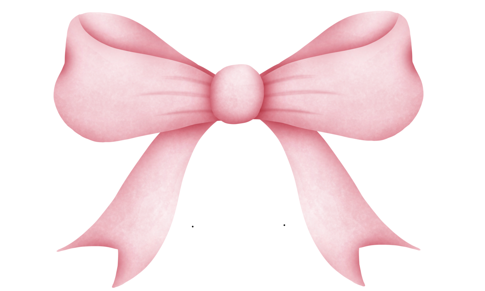 Vintage bows and ribbons in pink color. png