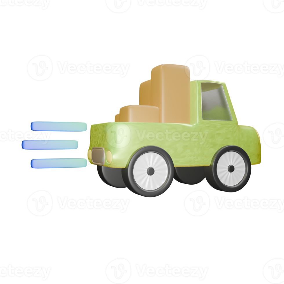 Transport cars carry goods very quickly png