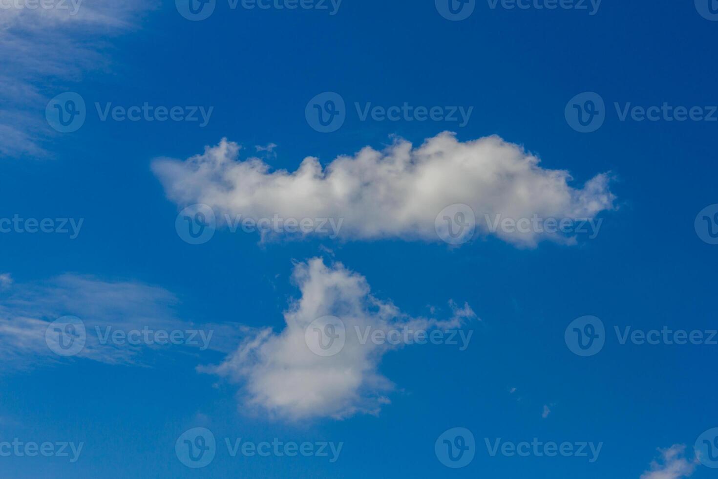 Clouds in the blue sky photo