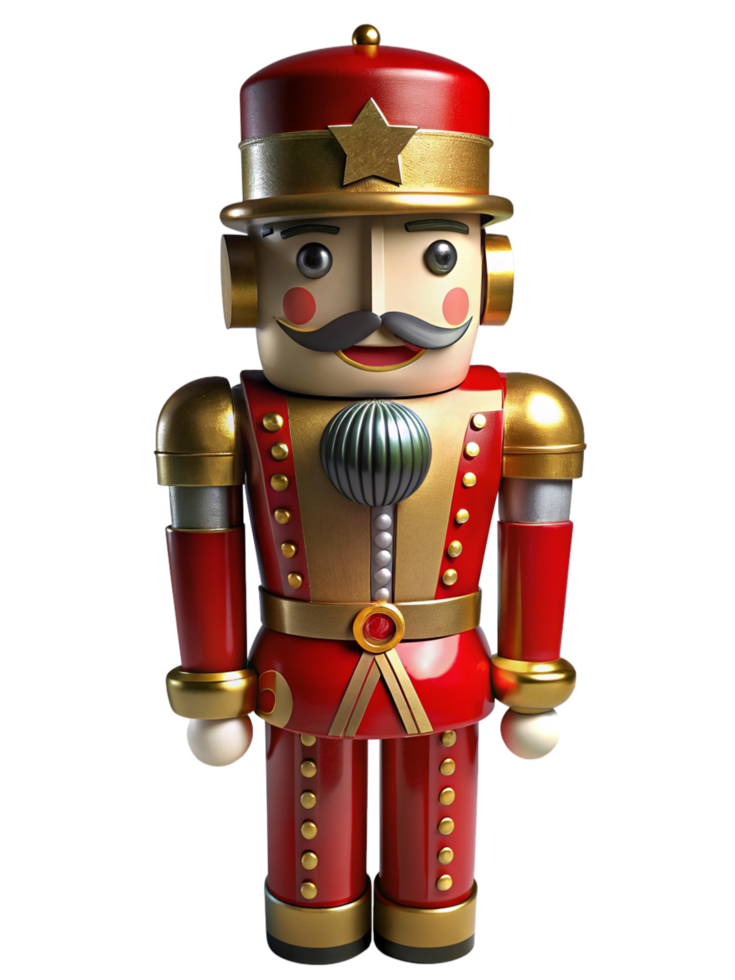 Christmas Nutcracker Toy 3d Illustration png