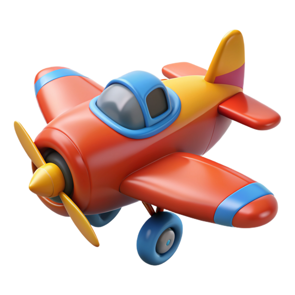 Airplane Kids Toys 3d png