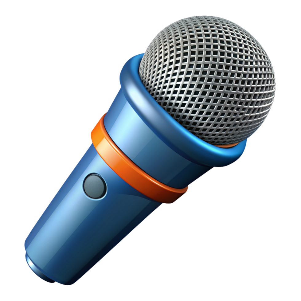 Microphone Object 3d Element png