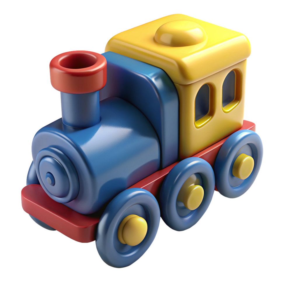 Train Kids Toys 3d Object png