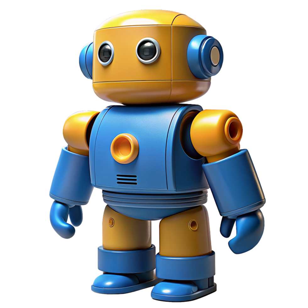Robot Kids Toys 3d Illustration png