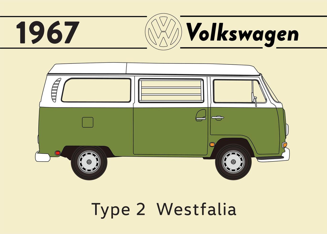1961-vw-type-2-westfalia-car-poster-art-45546363-vector-art-at-vecteezy