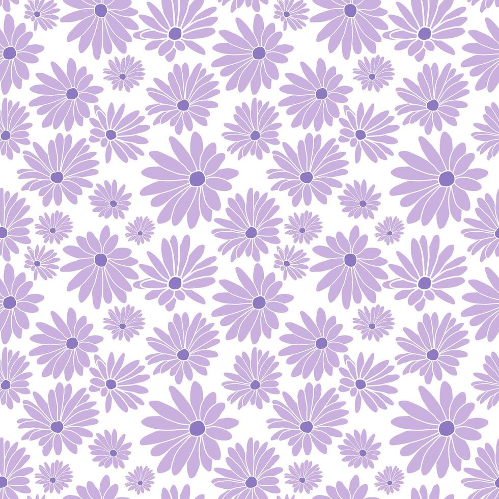 Margaret Flower Floral Textile Repeat Pattern Background vector