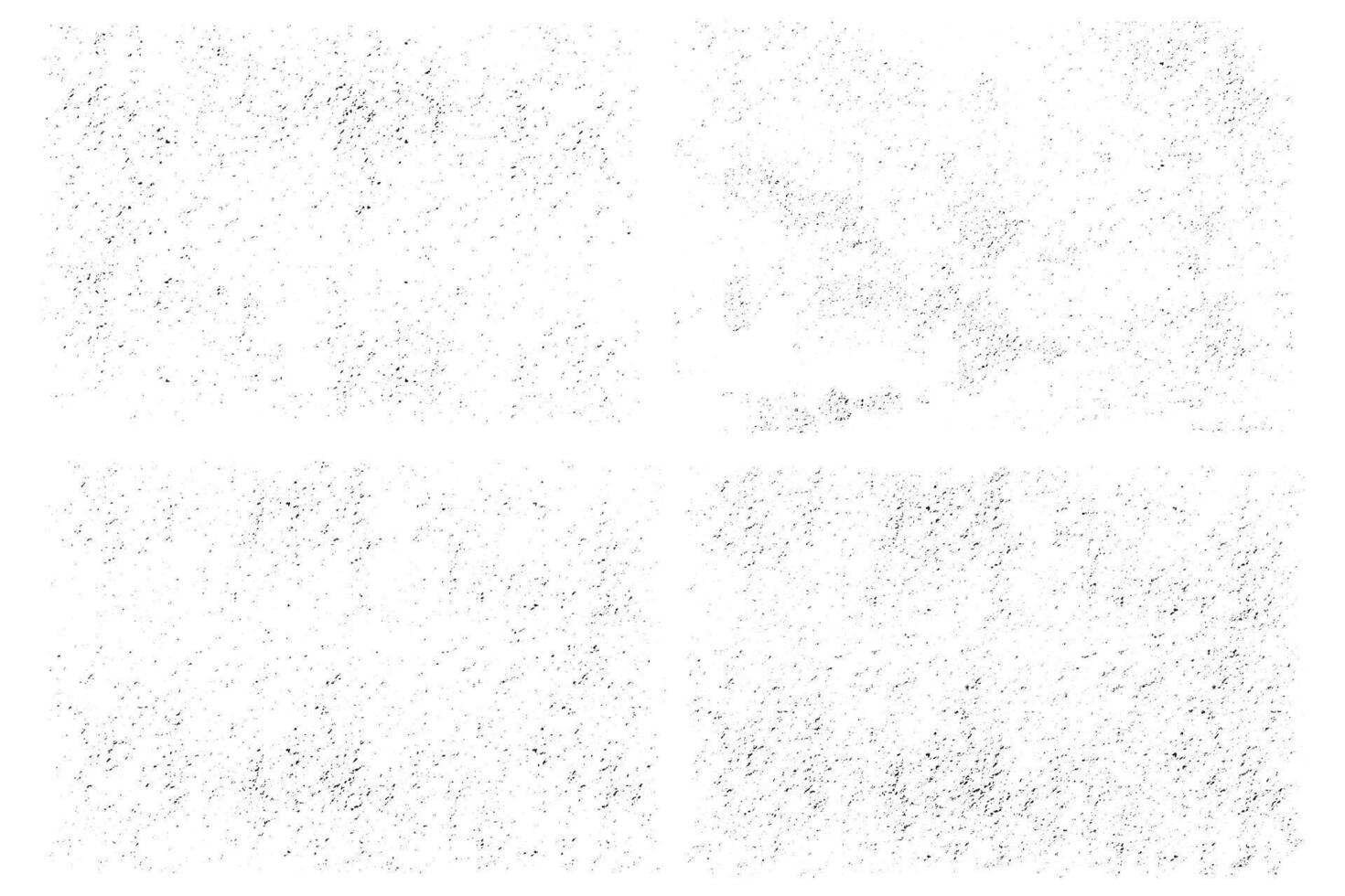 set of hand drawn subtle distressed texture. Monochrome design for overlays. vector