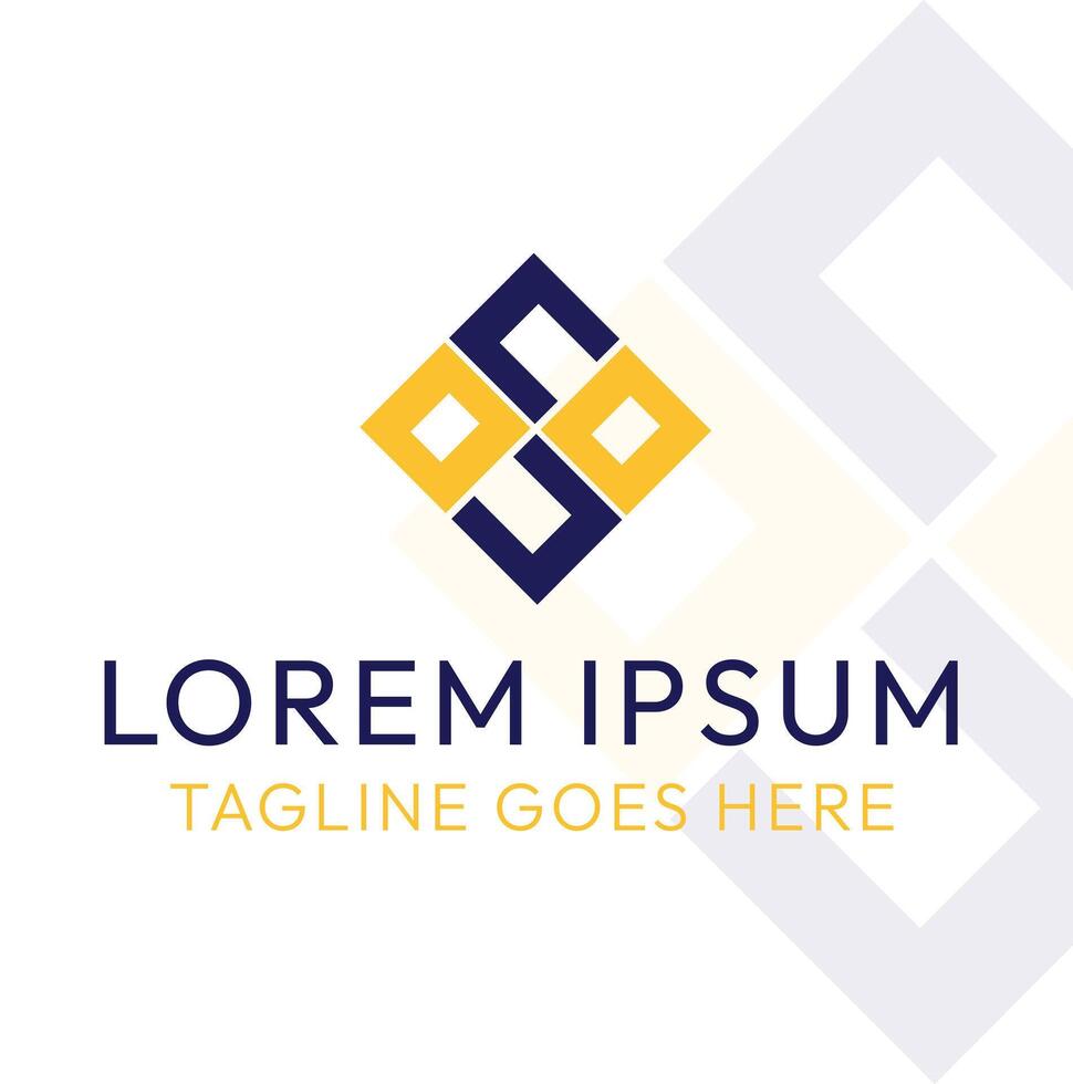 Luxury and Sleek business logo design in pattern style with typography, editable design. Modern logo concept eps vector