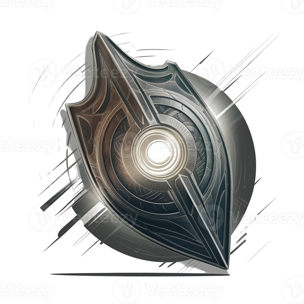 a metallic shield png