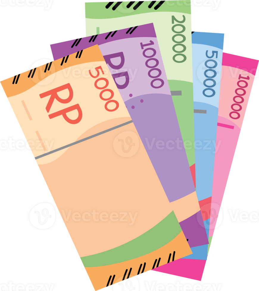 illustration of Indonesian rupiah png