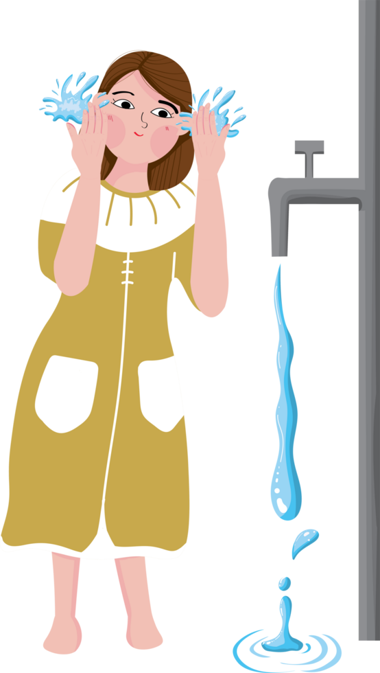 How to Perform Ablution steps png