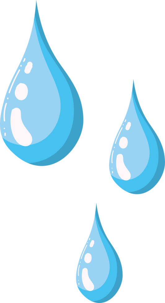 Blue water drop png