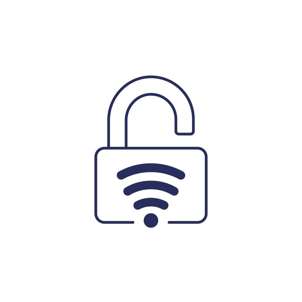 smart lock icon for apps vector