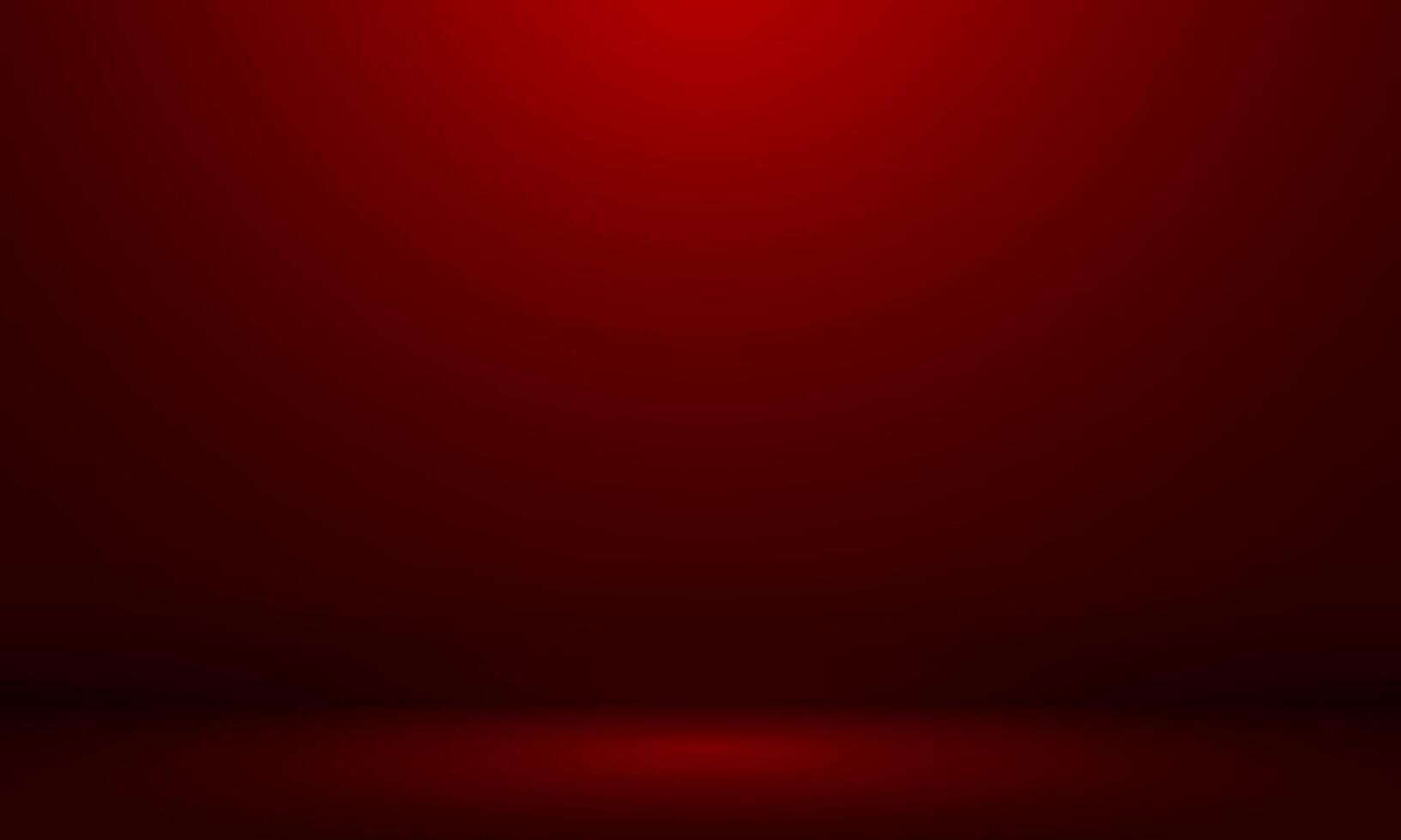 Abstract gradient red light studio room for you design background vector