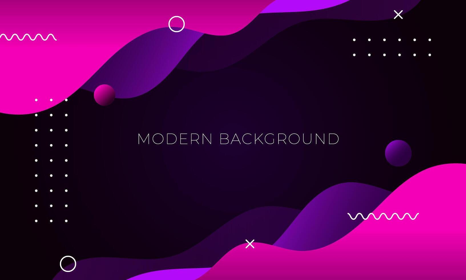 Abstract modern purple liquid gradient geometric background vector