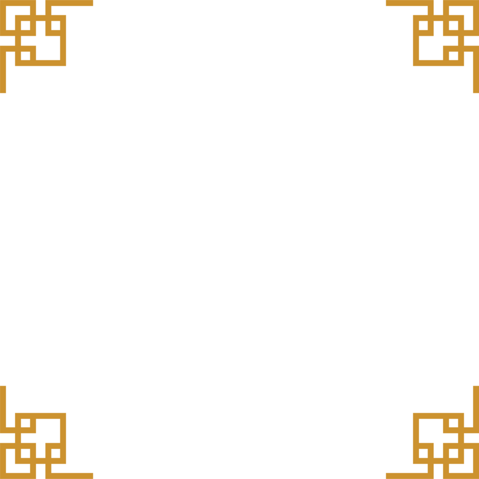transparent luxury elegant gold border frame background png