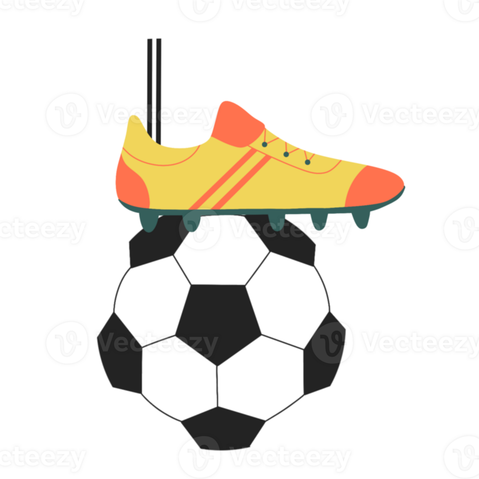 Football sport illustration png