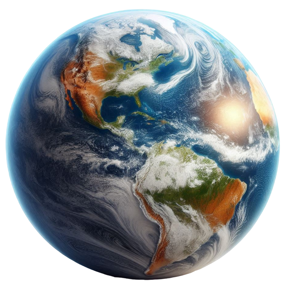 Earth planet isolated png
