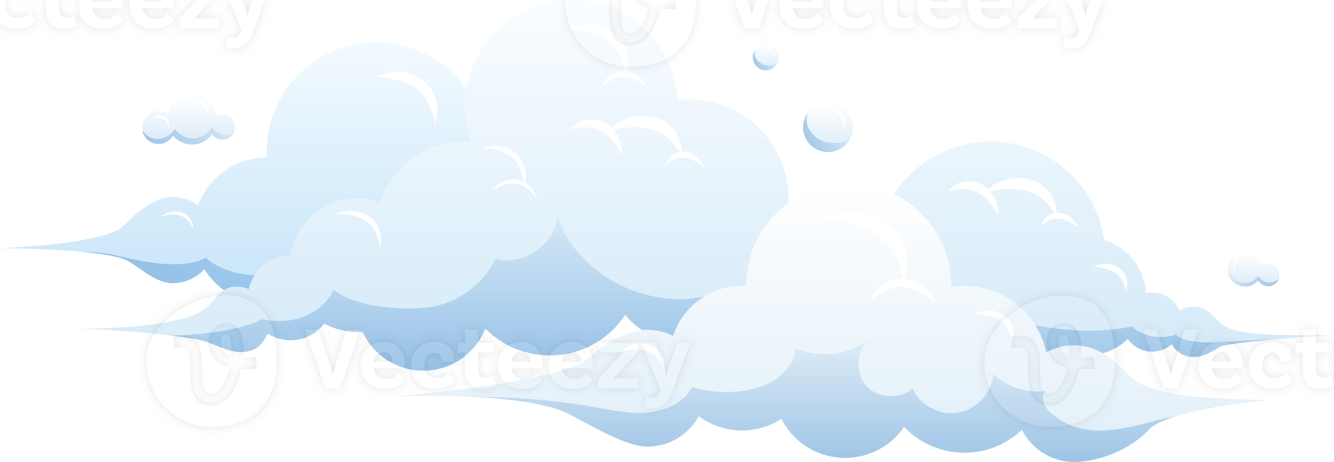 blue Cloud sky Curve bubble comfort feeling illustration design isolate png