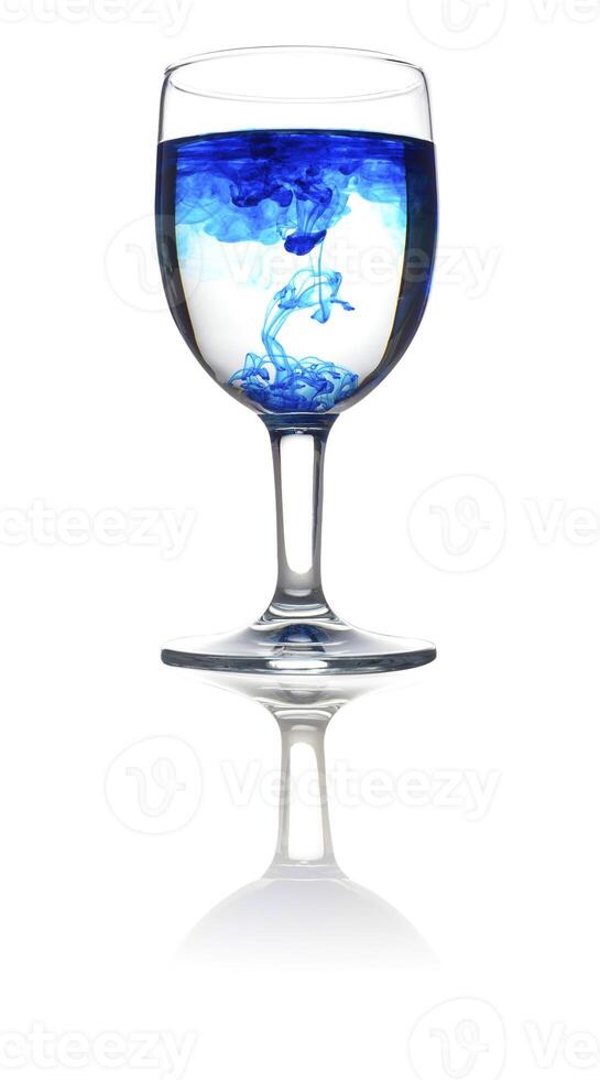 Ink in a glass photo
