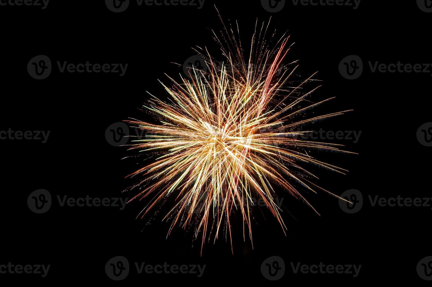 Fireworks in the night sky photo
