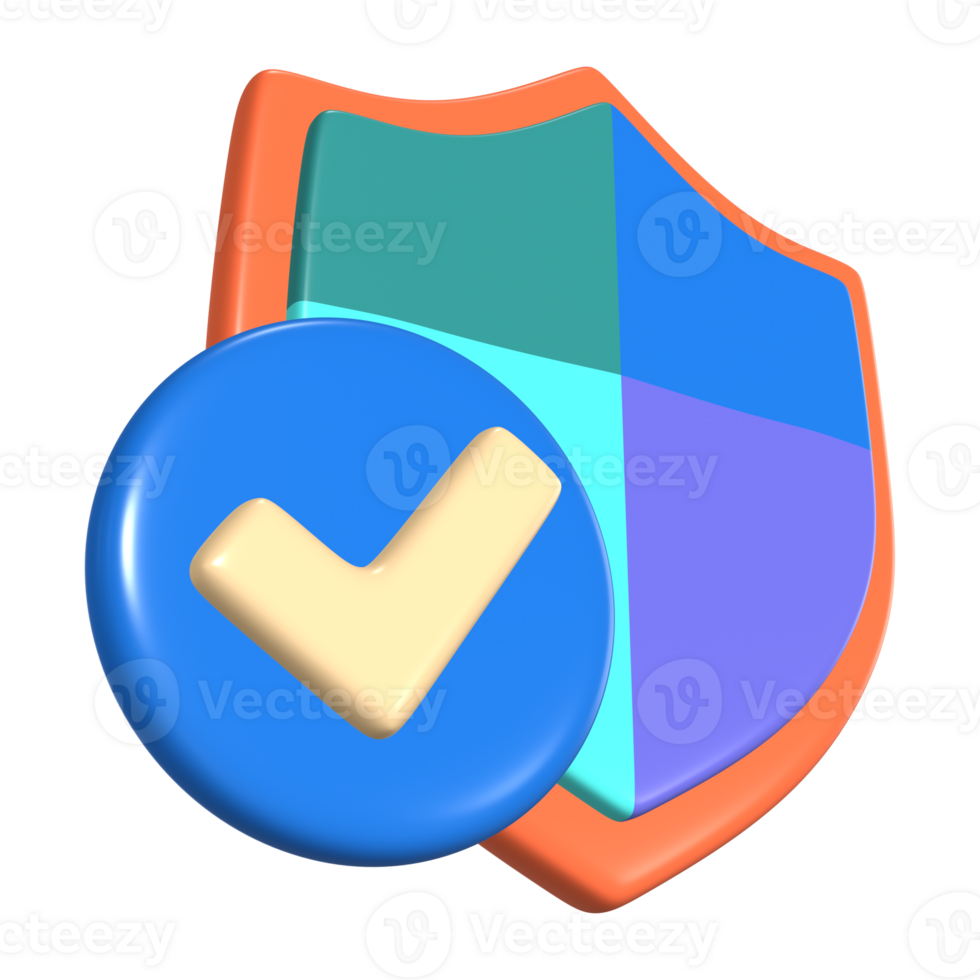 Antivirus 3D Illustration Icon png