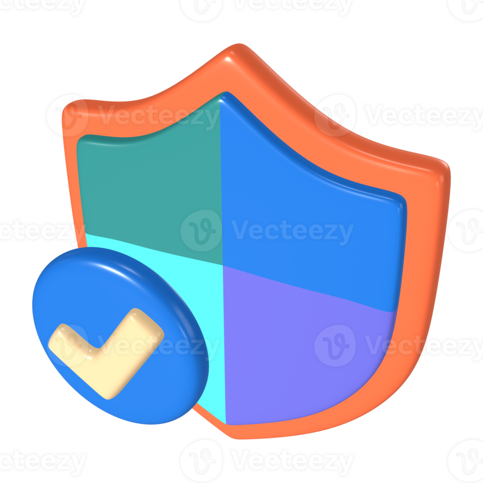 Antivirus 3D Illustration Icon png