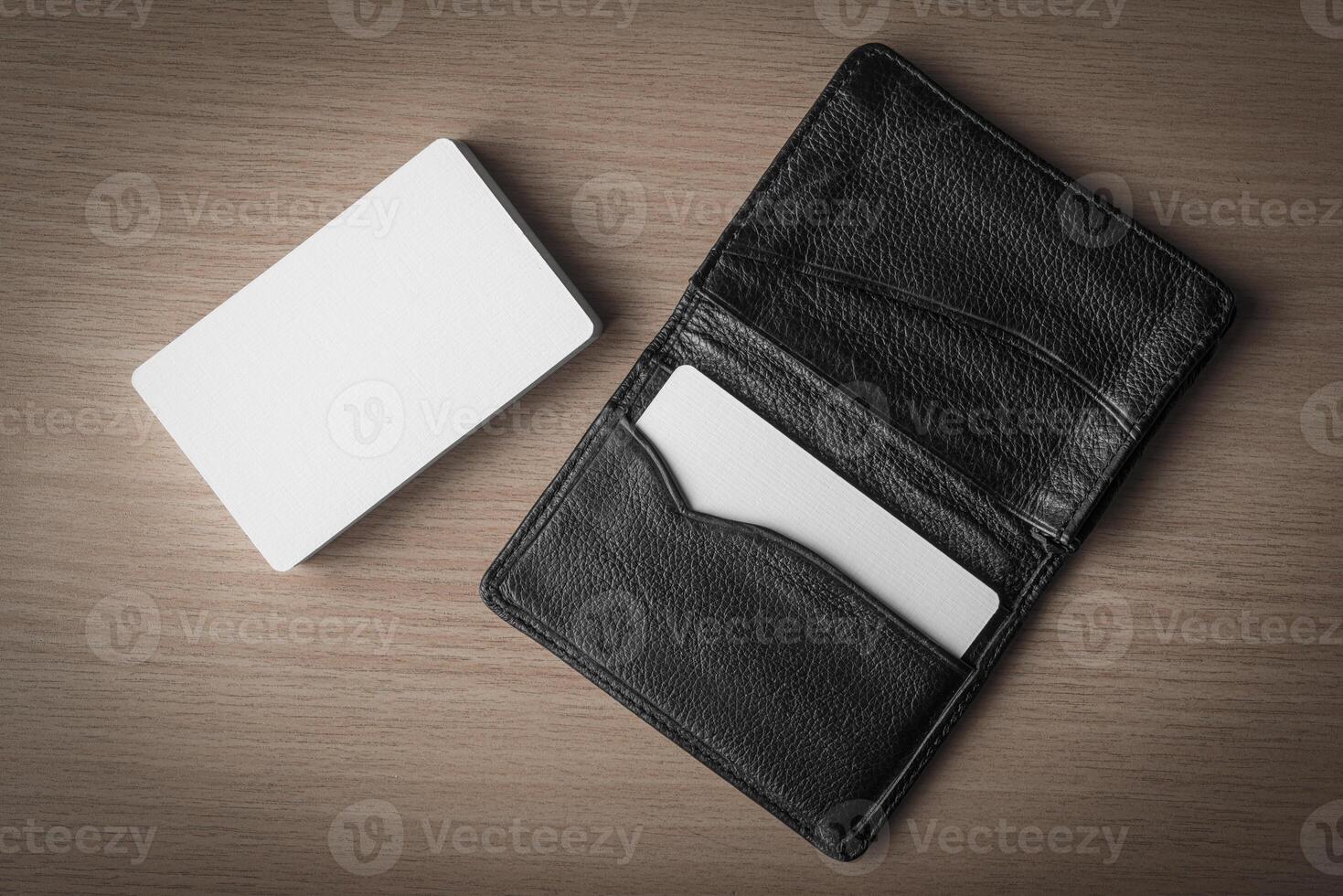 Business cards blank mockup - template photo