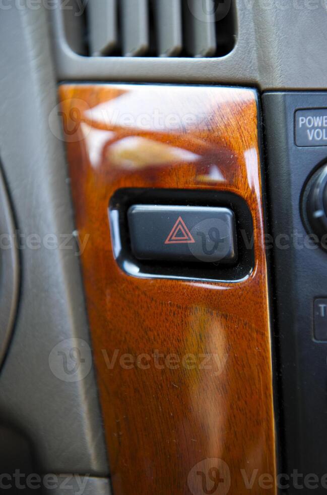 close-up details of automobile's interior photo