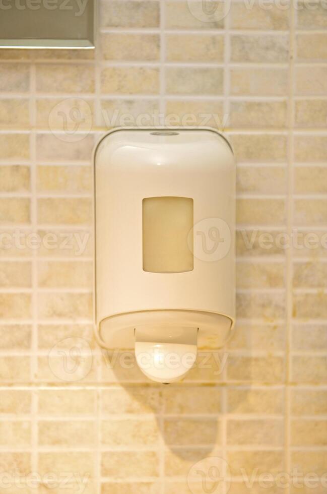 Liquid soap in the box photo