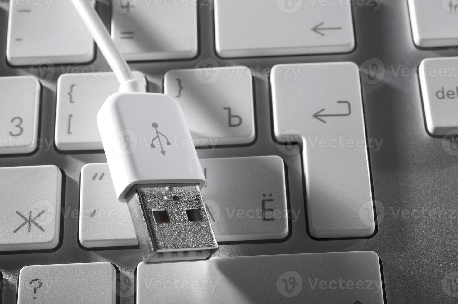 USB ports for to connect to the computer photo