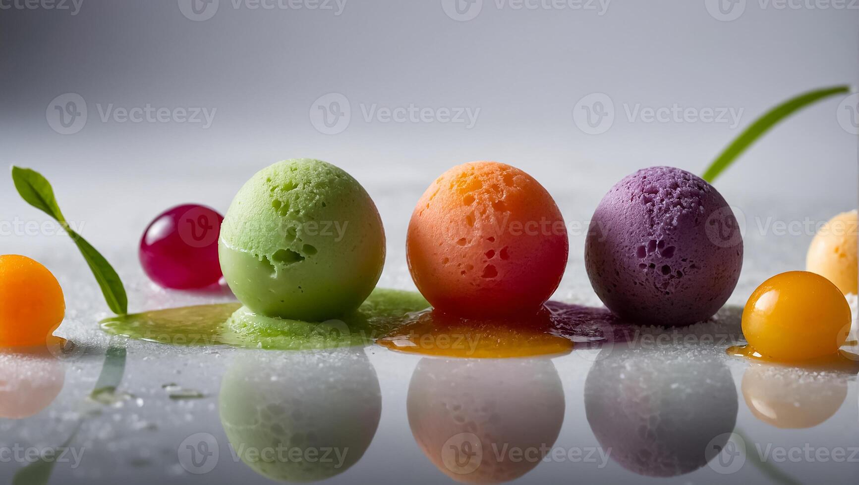 Mochi beautiful ice cream tasty photo