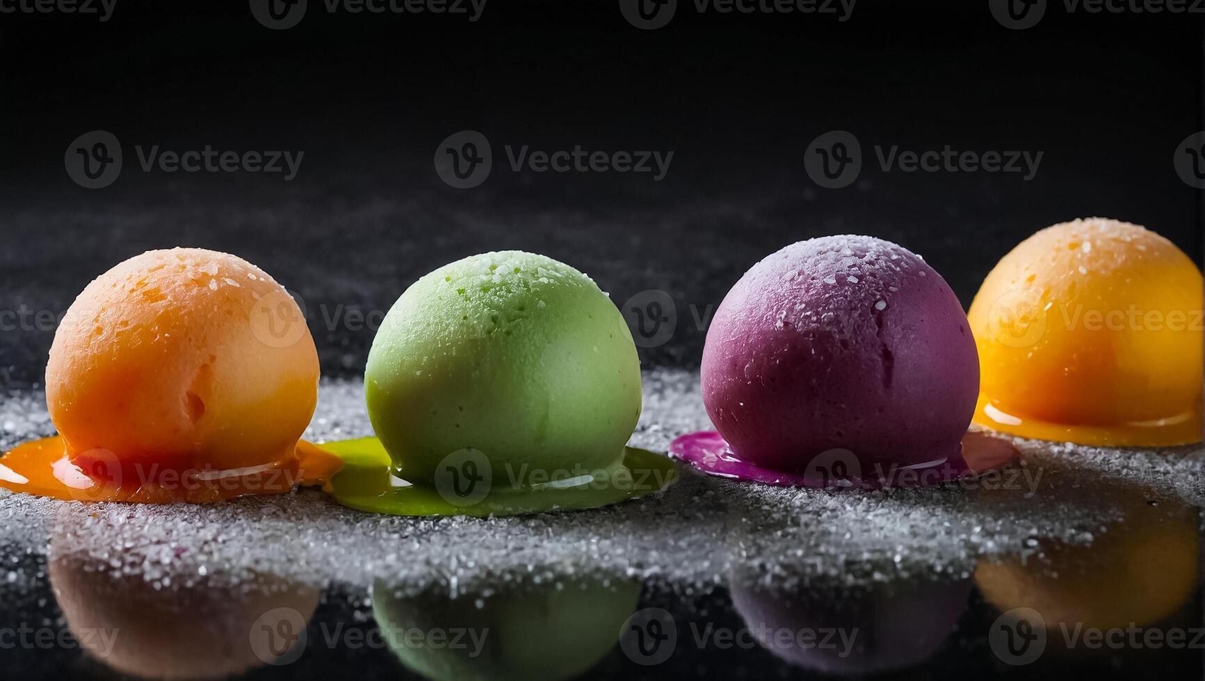 Mochi beautiful ice cream tasty photo