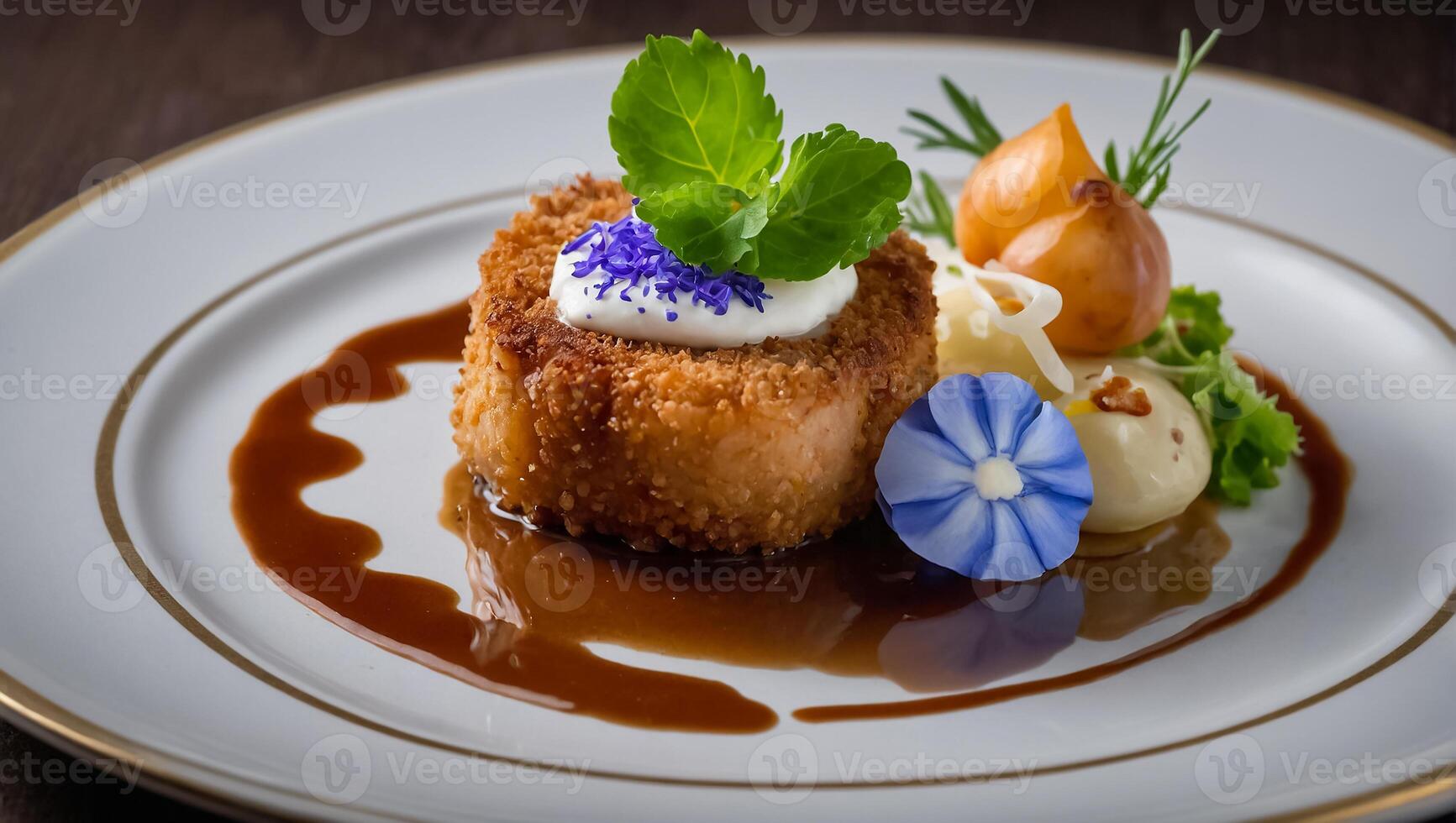 Cordon bleu in a restaurant photo