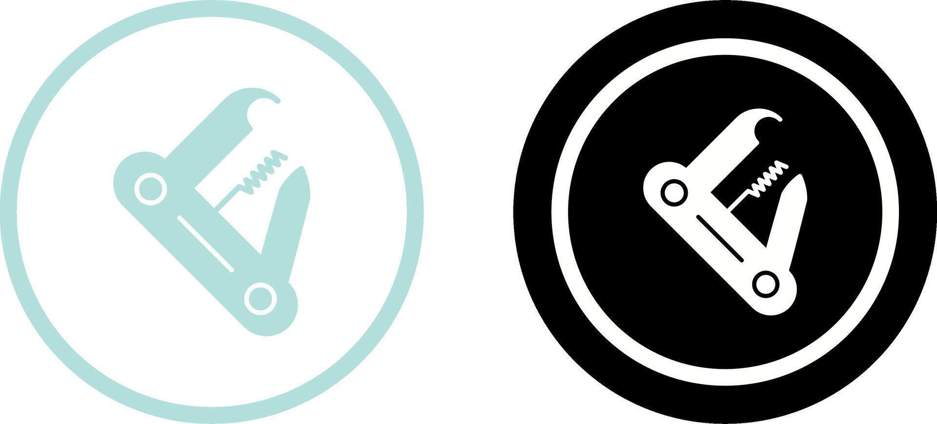 Swiss Army Knife Icon Design vector