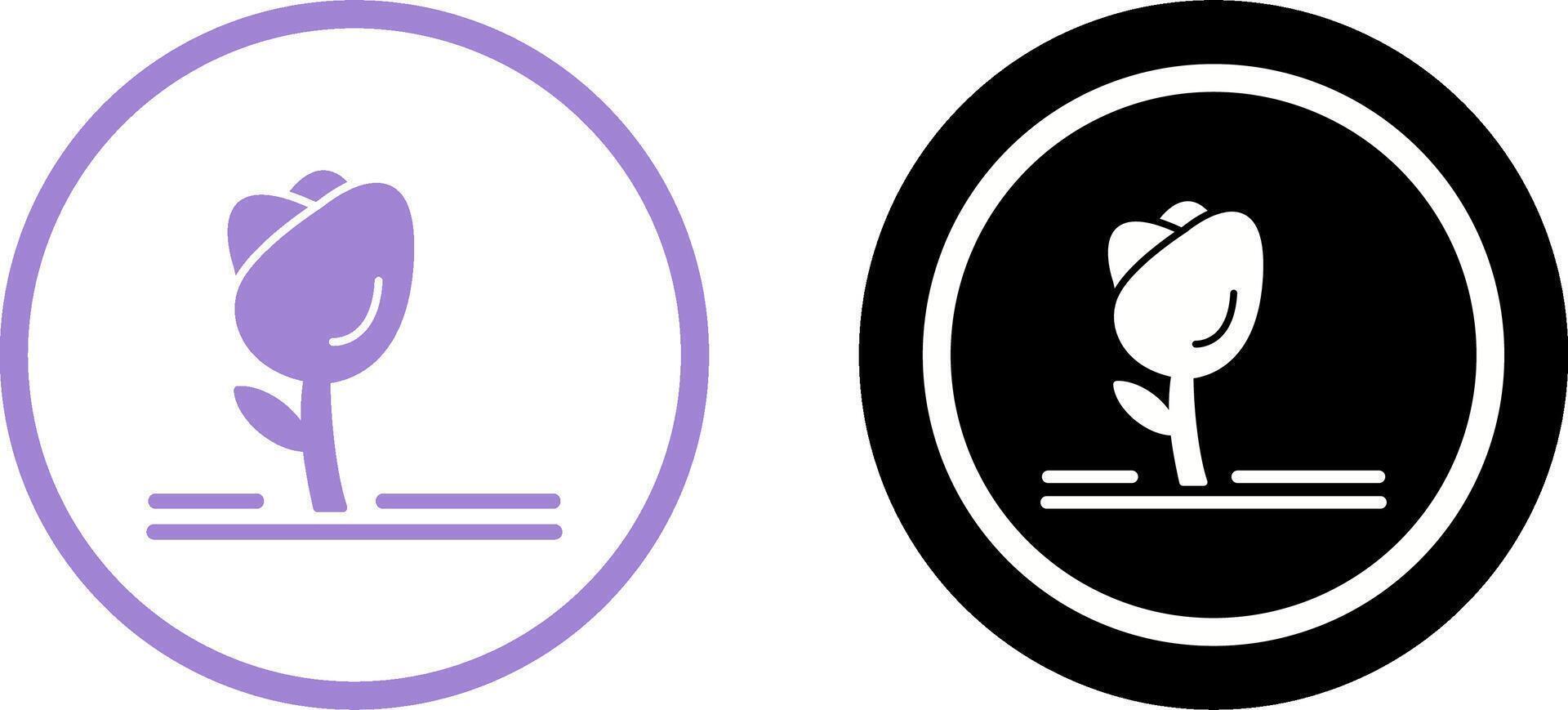 Tulip Icon Design vector