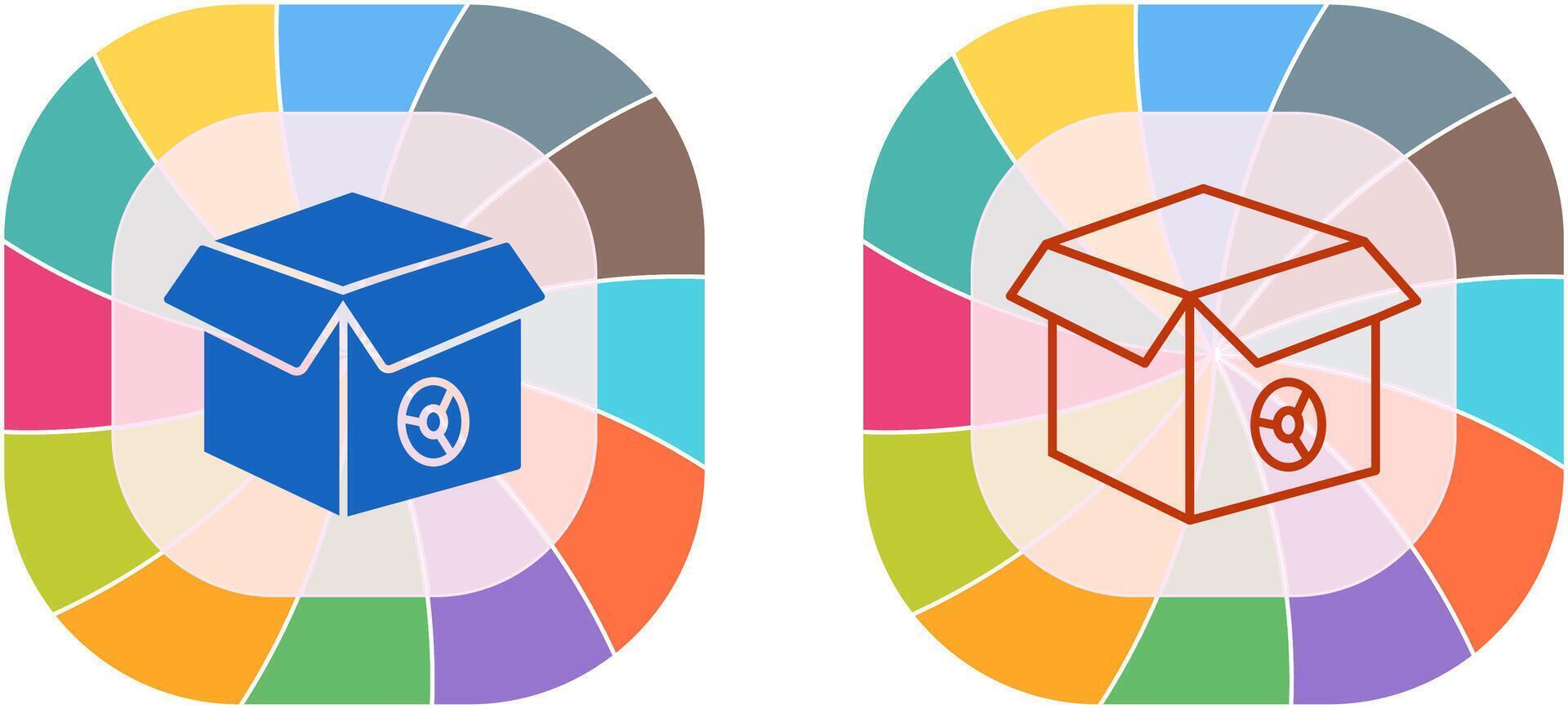 Unique Seo Packages Icon Design vector