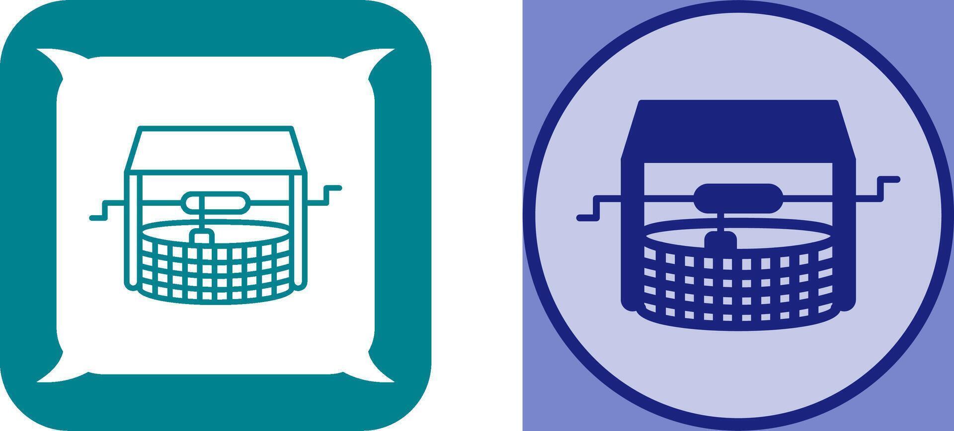 Water Well Icon Design vector