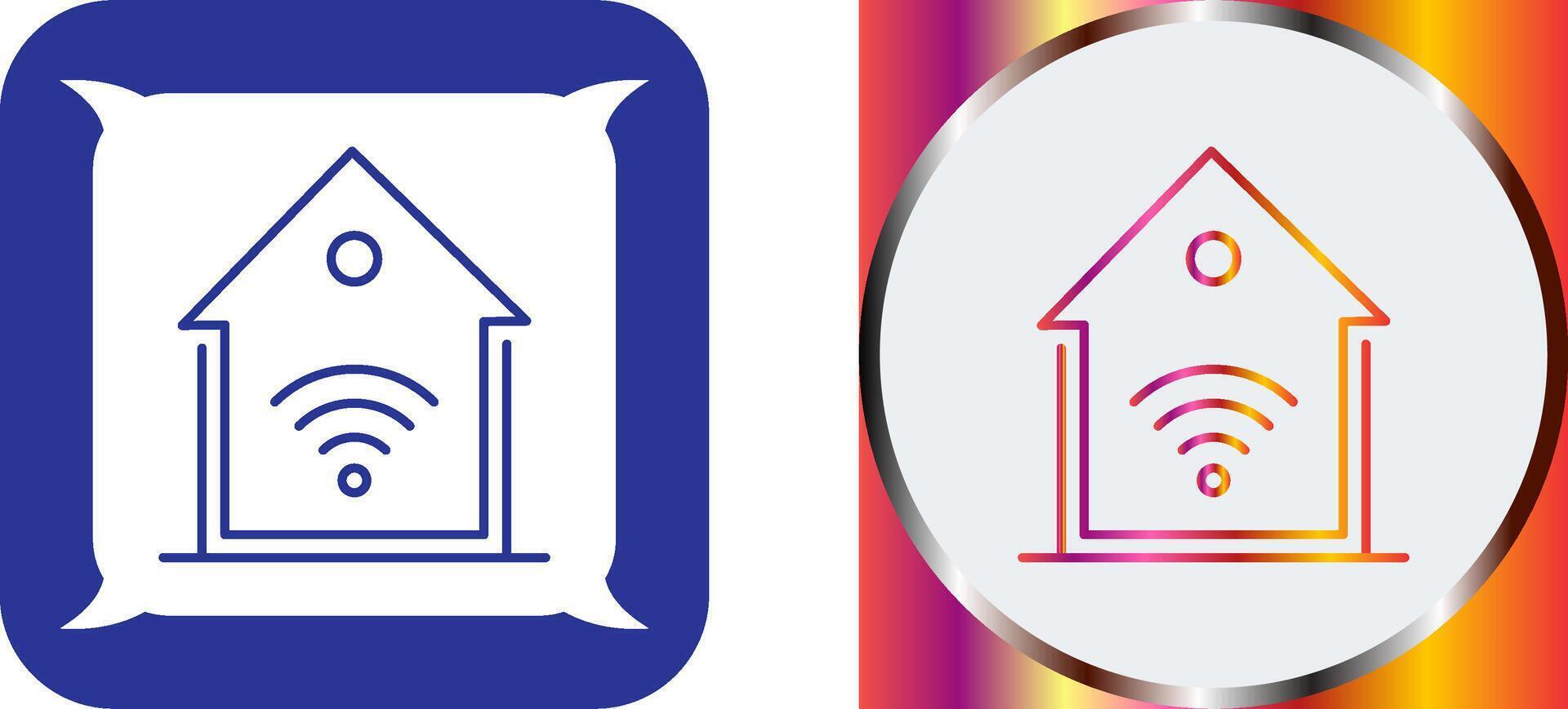 Smart Home Icon Design vector